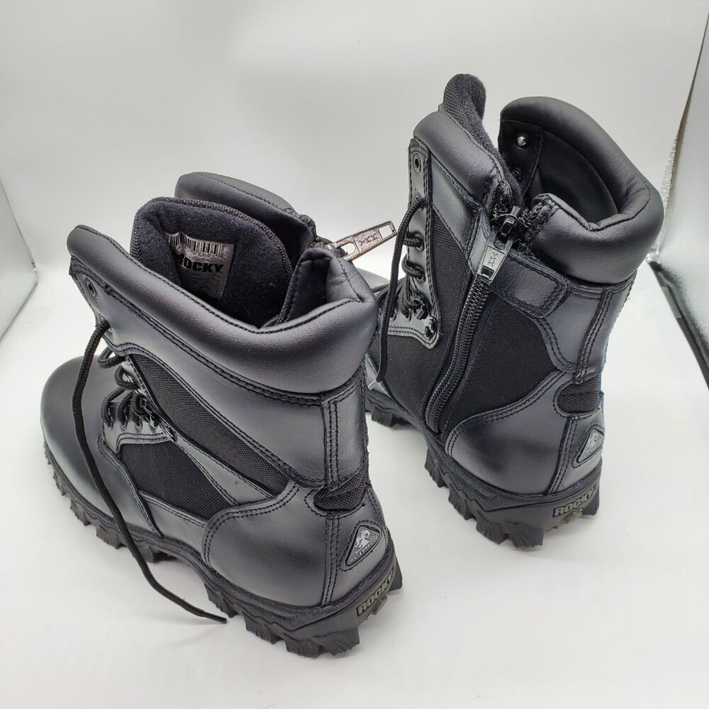 Rocky Men's Alpha Force 8" Zipper Military and Tactical Boot | 10W | NWOB - Picture 4 of 8